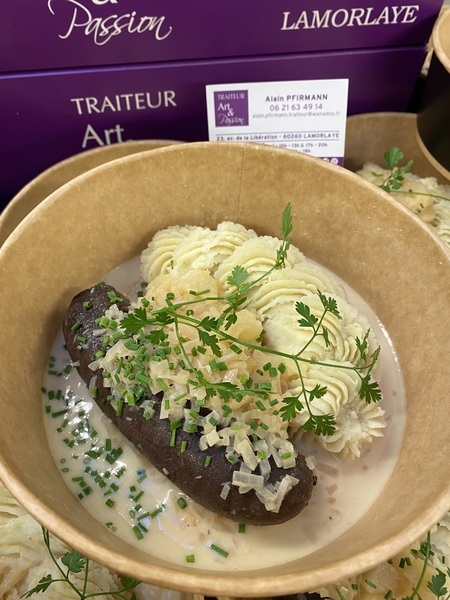 Boudin noir aux deux pommes