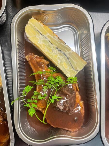 Côte de Veau jus à la truffe