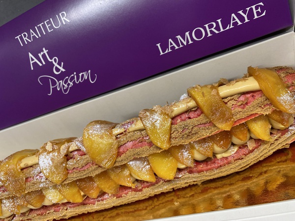 Eclair géant pomme caramel