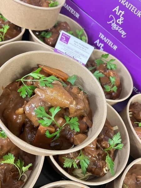 Joues de boeuf à la Bordelaise