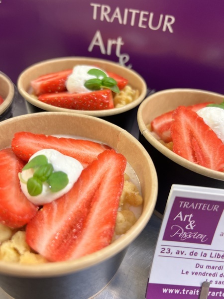 Mousse Fruits de saison &amp; Fraises saison