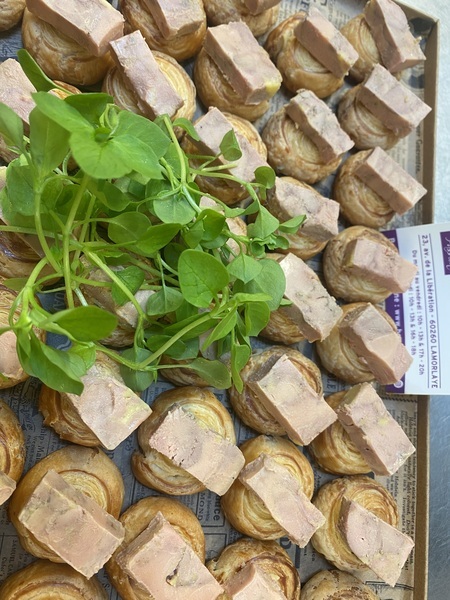 Rolls au foie gras de canard