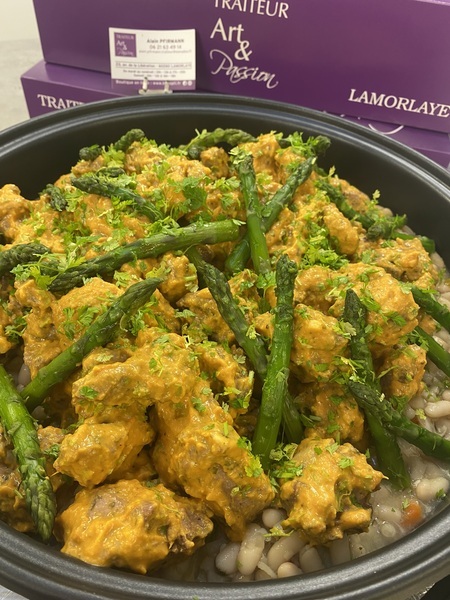 sauté d'agneau à la provençale, Mogettes de Vendée