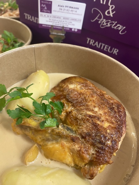 Suprême de pintade de Challans au cidre