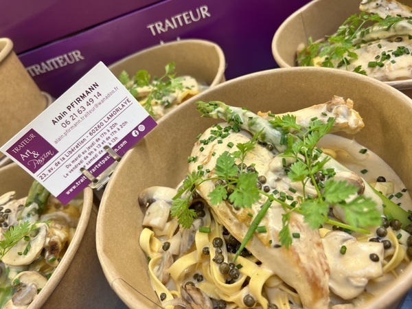 Suprême de poulet fermier au poivre vert