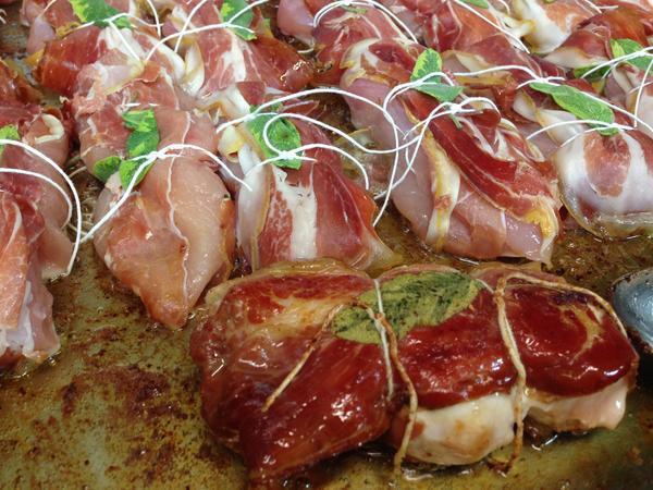 Suprême de poulet fermier guanciale