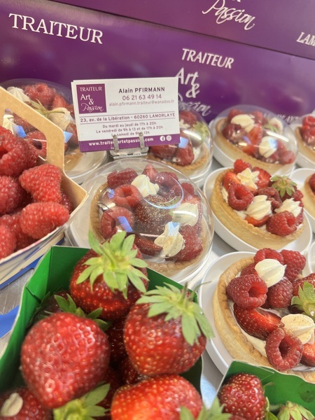 Tarte fraises-Framboises